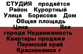 СТУДИЯ - продаётся › Район ­ Курортный › Улица ­ Борисова › Дом ­ 8 › Общая площадь ­ 19 › Цена ­ 1 900 000 - Все города Недвижимость » Квартиры продажа   . Пермский край,Краснокамск г.